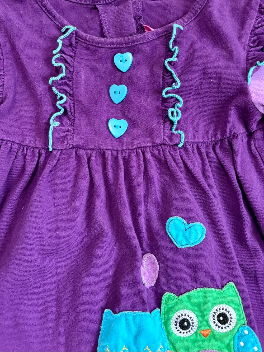 Toddler Girl 2T Clothing Bundle Lot NWT Jeans Leggings Tops Dress 5 Pc - Picture 12 of 13